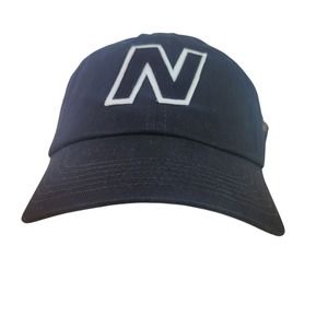 New Balance V990 Block N Curved Brim‎ Snapback Hat Black Color One Size OS
